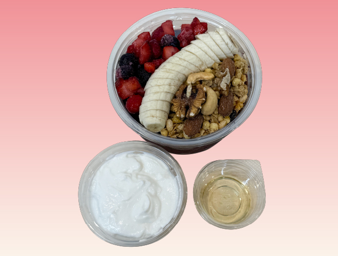 ちゅーちゅの朱雀とろ蜜グリークアサイーボウル