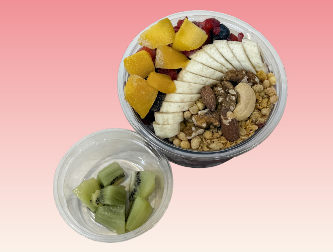 りゅんりゅんの青龍フルーツ大集合アサイーボウル